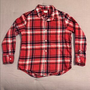 Crewcuts boys button down flannel shirt